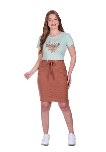 Blusa Annelise Em Malha Algodão Sustentável Verde Hapuk Primavera/Verão 2026