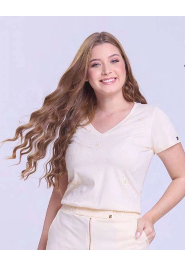 Blusa Lua Em Malha De Algodão Off  Hapuk Outono/Inverno 2026