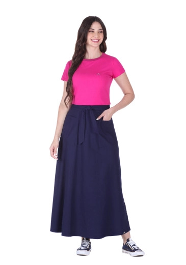 Blusa Xanthe Em Malha Algodão Com Estampa Pink Hapuk Alto Verão 2025