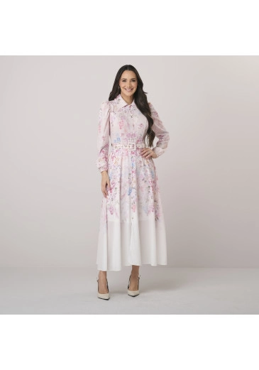 Vestido Emily Em Crepe Gloss Rosa Tata Martello Outono/Inverno 2026