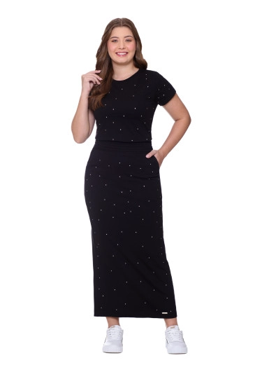 Conjunto Talía Preto Moletom Hapuk Outono/Inverno 2025