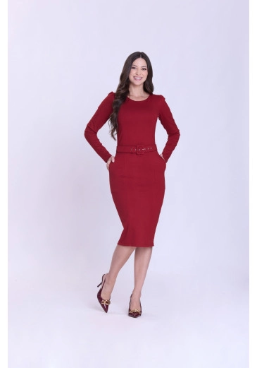 Vestido Augusta Em Ponto Roma Bordo Hapuk  Outono/Inverno 2026