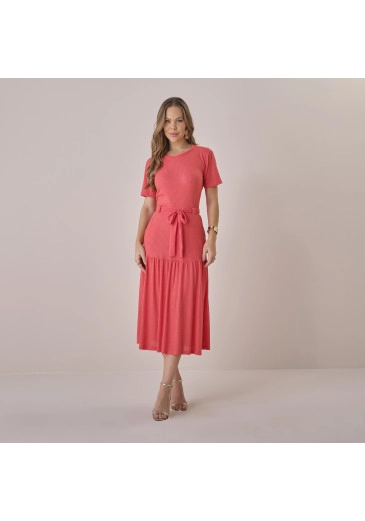 Conjunto Rafaela Em Malha Zambia Coral Tata Martello  Primavera/Verão 2026