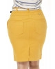 Saia com Zíper Mostarda Via Tolentino
