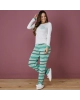 Pijama Listrado Verde Tata Martello