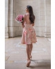 Vestido Detalhe em Guiper Rose Maria Amore