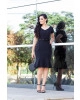 Vestido Detalhe em Botões Preto