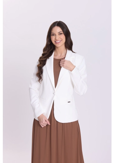 Blazer Tereza Em Alfaiataria Off White Hapuk Outono/Inverno 2026