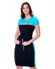 Vestido Tricolor Azul Hapuk 