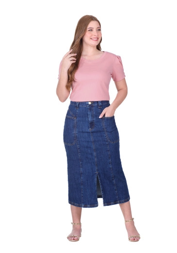 Blusa Joice Em Malha Sudine Rosa Hapuk Primavera/Verão 2026