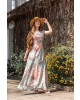 Vestido Longo Estampado Maria Amore