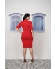 Vestido Tubinho em Malha Vermelho Boutique K 