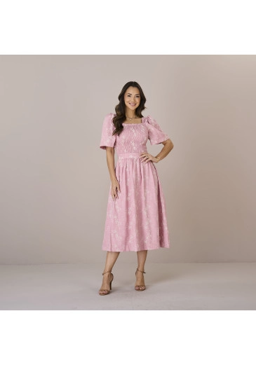 Conjunto Helen Em Crepe Memphis Rosa Tatá Martello Outono/Inverno 2025