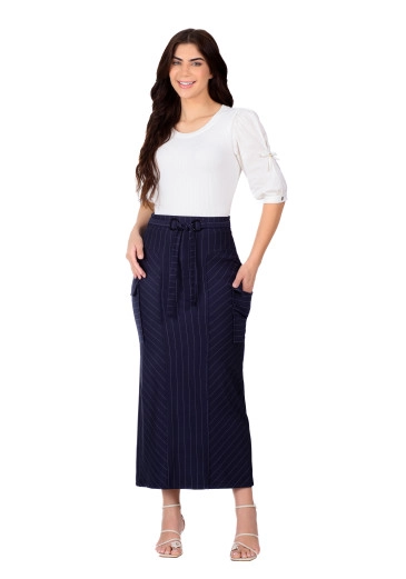 Blusa Damiana Off White Em Malha Canelada Hapuk Primavera/Verão 2026