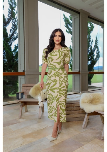 Vestido Max Em Viscose Kauly Outono/Inverno 2025