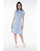 Vestido Evasê com Botões Via Tolentino
