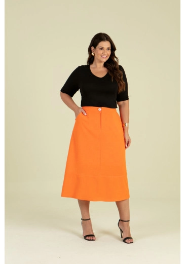 Blusa Plus Size De Malha Canelada Com Mangas Bufantes Preta Hadaza Alto Verão 2024