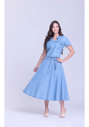 Conjunto Clarice Jeans Claro Hapuk Outono/Inverno 2026