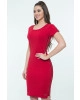 Vestido com Vies Vermelho Hapuk 