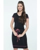 Vestido Girl Detalhe em Cordão Preto Hapuk 