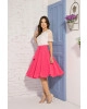 Conjunto Clara Rosa Saia Midi 13154