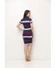 Vestido Gola Polo Azul-Marinho Laura Rosa 