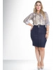 Saia Dyork Secretaria Plus Size 3058