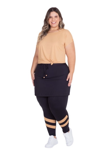 Conjunto Filipa Em Malha Com Proteção UV Bege Hapuk Outono/Inverno 2024