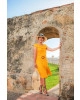 Vestido Ciganinha Amarelo Joyaly