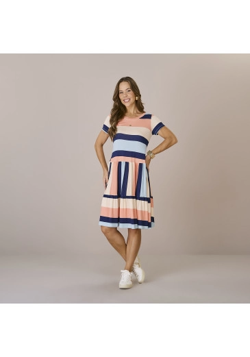 Vestido Lorena Malha Viscolycra Tatá Martello Outono/Inverno 2025