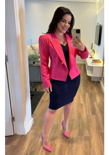Blazer Keila Em Alfaiataria Rosa Maria Amore Outono/Inverno 2025