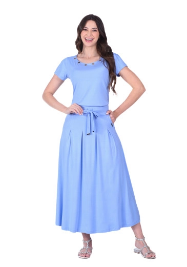 Blusa Isa Em Malha Azul Hapuk Primavera/Verão 2027