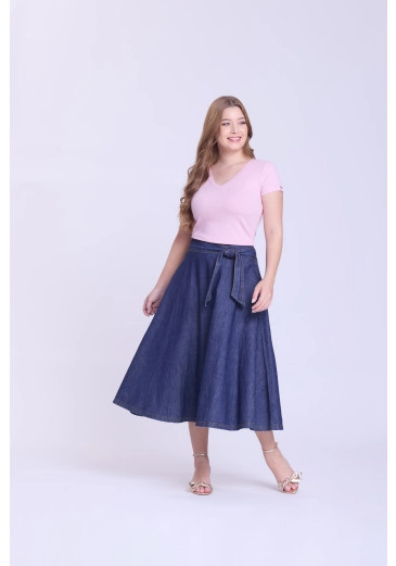 Saia Késsia Em Jeans Escuro Hapuk Outono/Inverno 2026