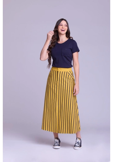 Blusa Jaci Em Malha Suedine Azul Noite Hapuk Primavera/Verão 2026