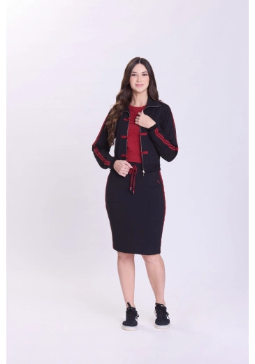 Conjunto Custódia Em Moletinho Preto Hapuk Outono/Inverno 2026
