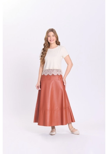 Blusa Tainara Em Malha Bege Hapuk Outono/Inverno 2026