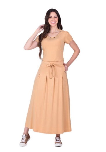 Blusa Isa Em Malha Bege Hapuk Primavera/Verão 2027