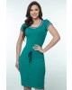 Vestido Detalhe nas Mangas Verde Hapuk