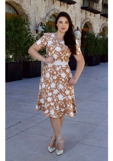 Vestido Beatriz Em Crepe Maria Amore Alto Verão 2025