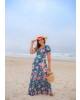 Vestido Longo Floral Raje Jeans