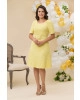 Vestido Tricot Amarelo Bella Herança