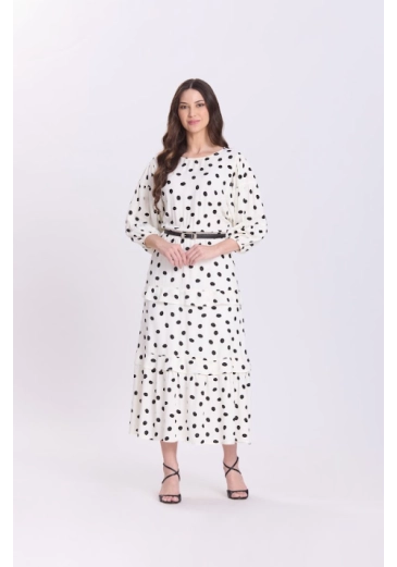 Vestido Shirlene Em Viscose Preto Hapuk Outono/Inverno 2026