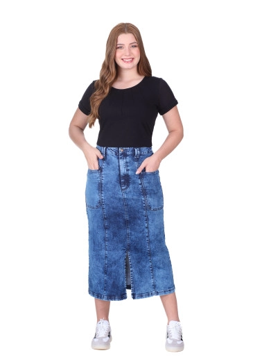 Blusa Maya Em Malha Cotton Preto Hapuk  Primavera/Verão 2026