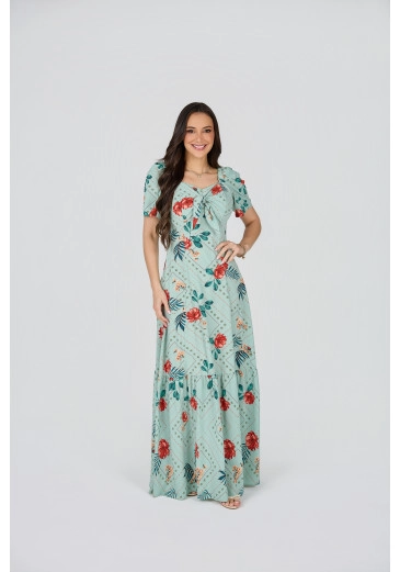 Vestido Kimberly Em Crepe Verde Tata Martello Primavera/Verão  2027