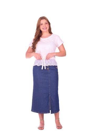 Blusa Ana Paula Em Malha De Algodão Off White Hapuk Primavera/Verão 2027