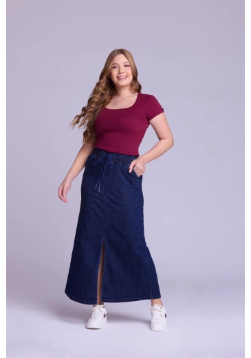 Blusa Alda Em Malha Ribana Bordô Hapuk Primavera/Verão 2026