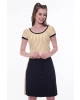 Vestido Listrado Amarelo Hapuk