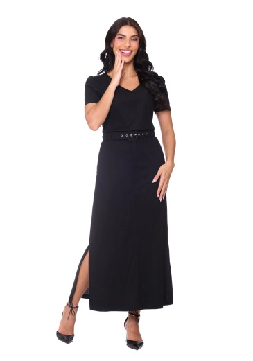 Cropped Em Linho Preto Hapuk Outono/Inverno 2025