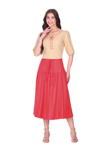 Blusa Carol Em Tecido Planomaquinetado Bege Hapuk Primavera/Verão 2026