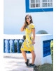 Vestido Estampado Amarelo Boutique K